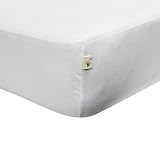 Burt's Bees Baby Organic Solid Crib Sheet, Cloud by Burt's Bees Baby [並行輸入品]