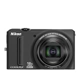 NikonCOOLPIXS910012.1MPCMOSDigitalCamerawith18xNIKKOREDWide-AngleOpticalZoomLensandFullHD1080pVideo(Black)
