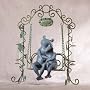 Loving Frog On Swing