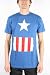 Search : Marvel Comics Captain America Suit Costume Fitted Jersey T-shirt