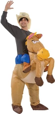 Costume cowboy gonflable, cadeau fun: V&ecirc;tements et