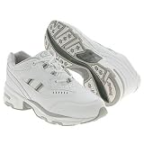 Propet Women's Flex Walker Sneaker,White/Silver Smooth,7.5 M (US Women's 7.5 B)