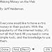 Making Money on the Web