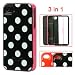 Iprotect ORIGINAL APPLE IPHONE 4 KATE SPADE CASE P�NKTCHEN CASE SCHWARZ 3 in 1 TASCHE H�LLE