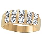 1Ct Round Diamond Anniversary Band