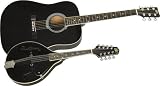 Rogue Black Acoustic Guitar and Mandolin Pack