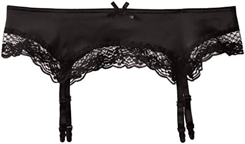 Elegant Moments Women's Satin Garter Belt