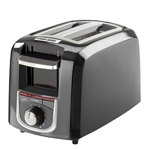 Black and Decker T3550 2-Slice Toaster, Black by Black & Decker