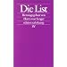 Die List (edition suhrkamp)