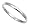 Sterling Silver Wedding Band Ring - 2mm - size 2
