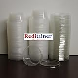 Reditainer Plastic Disposable Portion Cups, Translucent