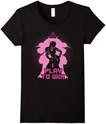 Women's I Play To Win T-Shirt Medium Black