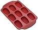 Roshco Silicone Mini Madeline Pan, Red