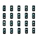 STVMotorsports Laser Green Rocker Switch Rear Lights 20A 12V On/Off LED Light
