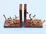 Armilliary book ends - Nautical Decor - Nautical Toy Solid Brass Home Decor - Executive Promotional Gift