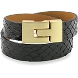 Leighelena Jigsaw Black Anaconda Buckle Double