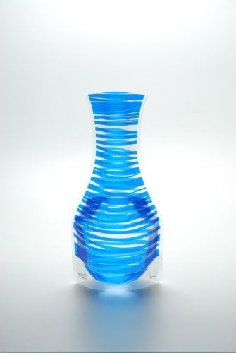 Vazu Rip Rop Blue Vase