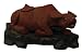 Water buffalo with stand - hand carved from solid wood