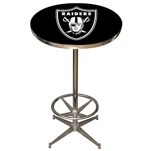 Oakland Raiders Kitchen Pub Table Furniture