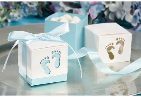 Baby Shower Party Favors for Boys (12 Piece Blue Baby Feet 2 X 2 X 2 In)