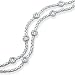 18 Kt White Gold Floating Diamond Bracelet