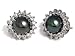18K White Gold Natural Black 10.5mm Tahitian title=