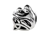 SilveRado(tm) MIB084 Sterling Silver Celtic Mother and Child Bead / Charm