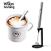 Milk Frother - Milk Steamer Sokos Wand Slim Electric Stainless Steel Handheld Milk Frother For Coffee Latte or Cappucino, Hot Milk