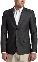 Howe Men's Personal Jesus Denim Blazer in Fade to Black