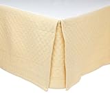 IMAGE OF King Charles Matelasse Full Bedskirt, Sunshine