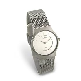 Skagen Women's 233SSS Silver Tone Mesh Watch