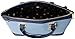 Anne Klein New Recruits Dome Large Satchel Bag, Sky Blue/Midnight/Sugar, One Size