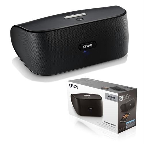 Gear4, Inc. PG748US StreetParty Wireless Portable Speaker for Any Smartphone with Bluetooth - Retail Packaging - Black