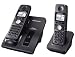 Panasonic Refurb KX-TG6022B 5.8 GHz Expandable Digital Cordless Phone with 2 Handsets