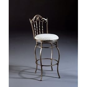 Click here to buy 30H Ambrosia Swivel Metal Pub Bar Stool by visiondecor Furniture.