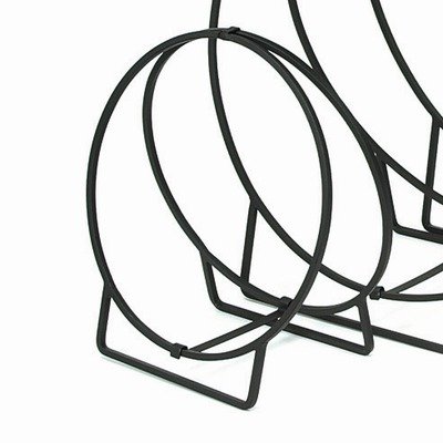 Minuteman International Wrought Iron Wood Hoop, 48-Inch H