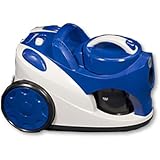 Botticelli Bagless Canister Vacuum (Blue/White) (15H x 8W x 10D)