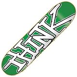 Think Classic Tag Skateboard Deck - 8.25 in. X 31.75 in. - Green / White