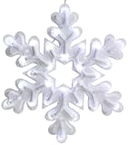 GKI Bethlehem Lighting LED 17-Inch 30 Clear Mini Light Holographic Snowflake