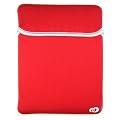 Kroo 10961 Reversible Laptop Sleeve for Asus Eee PC 700/701/900 (Red/Black)
