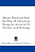 Book Henry Pestalozzi And His Plan Of Education: Being An Account Of His Life And Writings