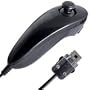 Black Nunchuck Nunchuk Game Controller for Nintendo Wii