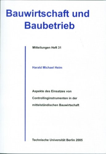 Produkt-Bild: Aspekte des Einsatzes von Controllinginstrumenten in der mittelst&auml;ndischen Bauwirtschaft: Eine empirische Studie