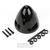 Du-Bro 542 2" Black Three Blade Spinner