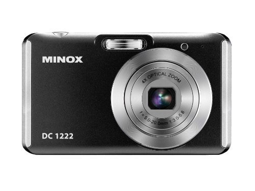 Minox DC 1222 Digitalkamera (12 Megapixel, 4-fach opt.Zoom Display) schwarz