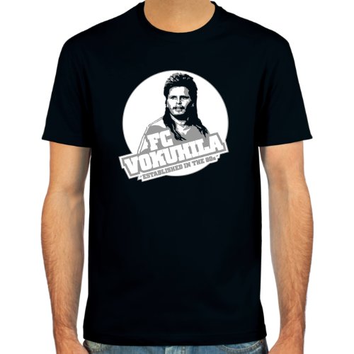 T-Shirt Mike Werner, FC Vokuhila ::: Farbauswahl: deepred, schwarz, oliv oder navy ::: Größen: S-XL ::: Fußball-Kult