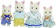 Sylvanian Families Silk Cat Family