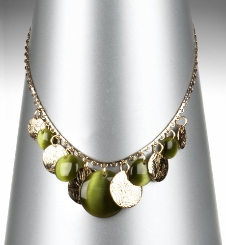 Etched Disc Necklace