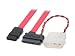 Syba SATA to Mini SATA Cable with Molex Power Adapter (CL-CAB40042)