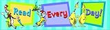 Eureka Dr. Seuss Classroom Banner, Read Every Day, 12 x 45 Inches (849663)